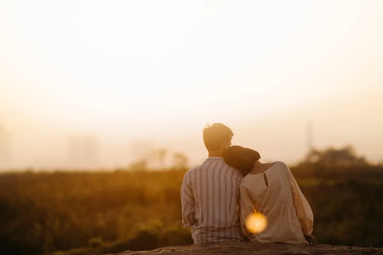 Couple working through relationship challenges with professional support